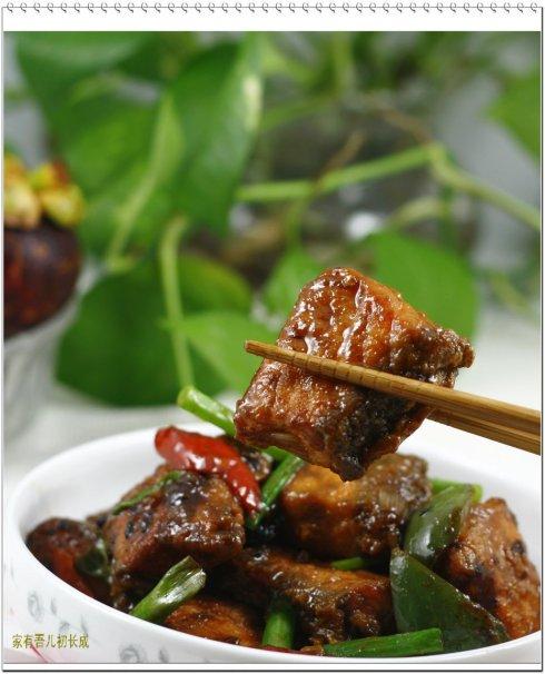 回锅三文鱼的做法