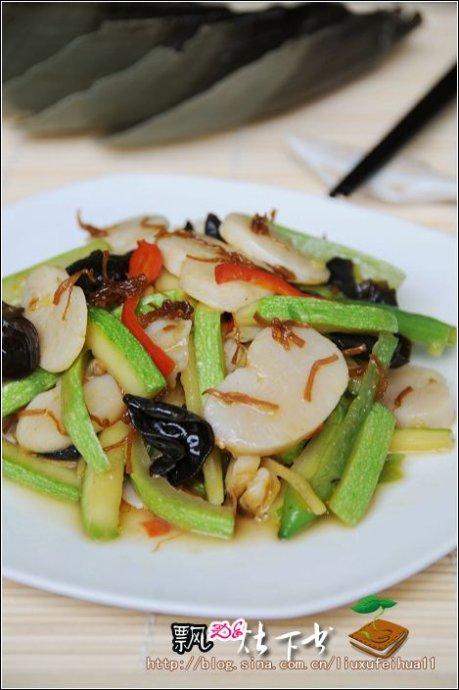 小瓜木耳XO酱炒带子的做法