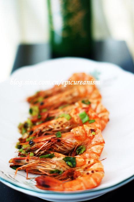 奶油葱香虾的做法