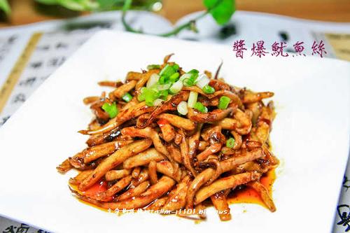 酱爆鱿鱼丝的做法