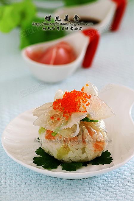 三文鱼猕猴桃水晶石榴包的做法