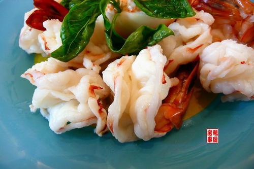 白灼虾球的做法