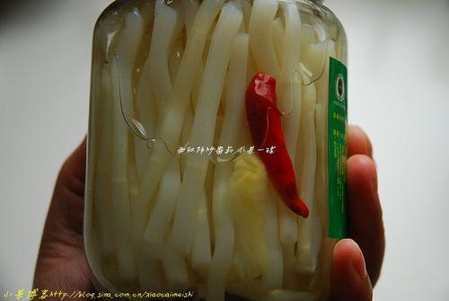 银条炒虾仁的做法