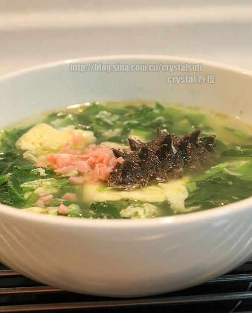 家常蔬菜海参汤的做法