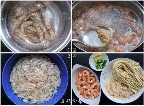鲜虾干丝汤的做法