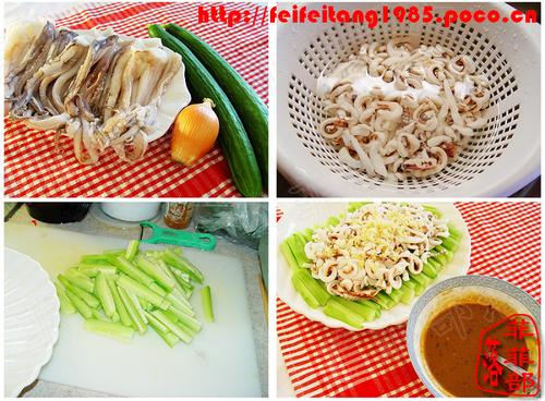 鱿鱼拌黄瓜的做法