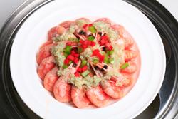 蒜茸蒸北极虾的做法