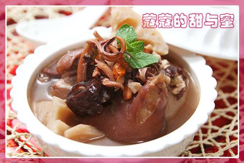 章鱼猪脚汤的做法