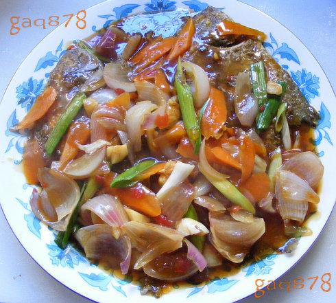 酸辣乌鲳鱼的做法