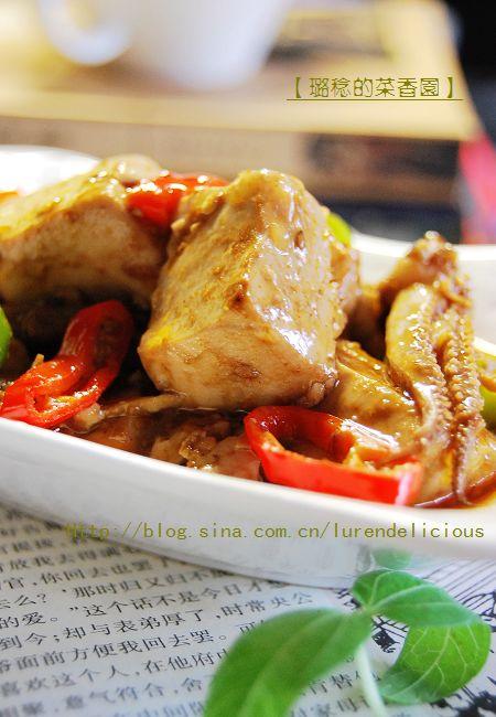 豆腐烧鱿鱼的做法