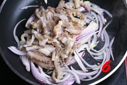 辣酱炒鱿鱼丝的做法