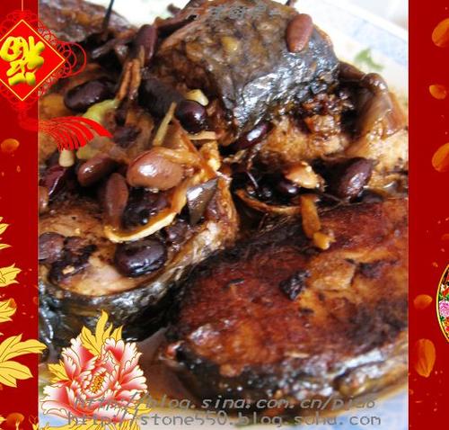 八宝豆豉炖梭鱼的做法