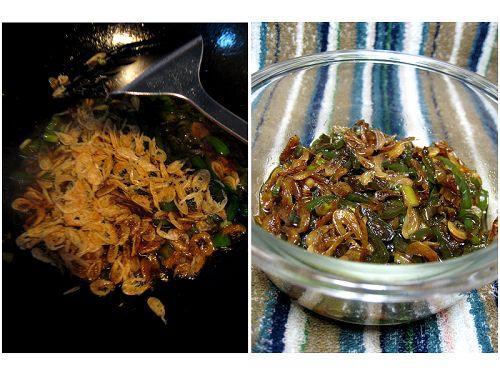 葱香虾皮青椒的做法