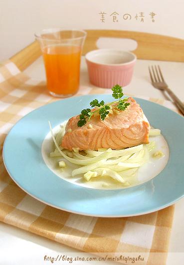 清蒸三文鱼的做法