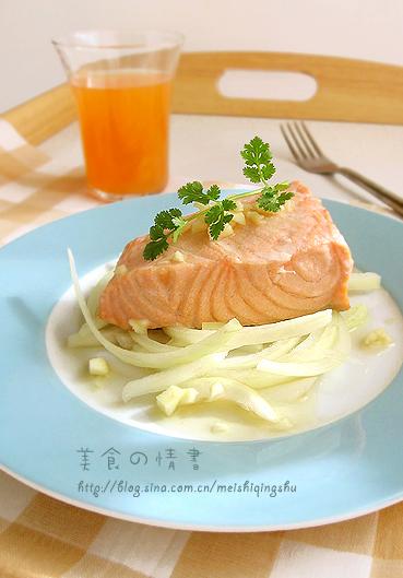 清蒸三文鱼的做法