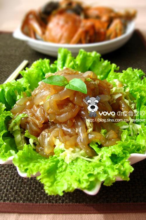 老醋蛰皮的做法