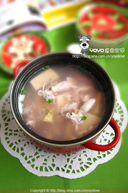 海兔豆腐汤的做法