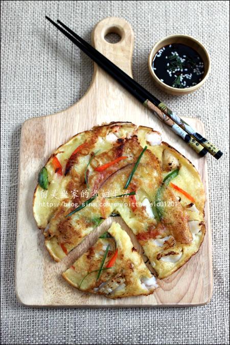 韩式海鲜煎饼的做法