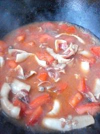 酸辣比管汤的做法