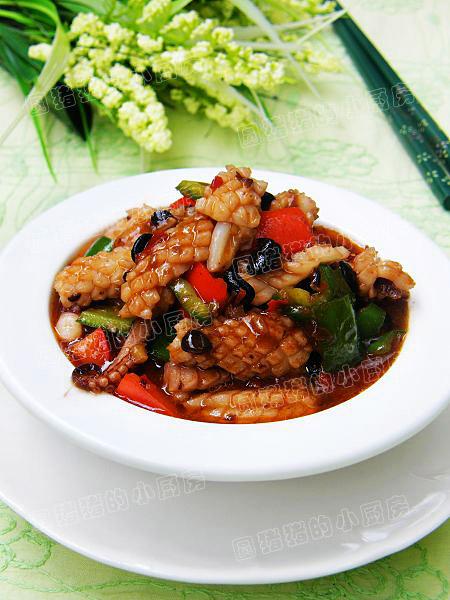 香辣豉香鱿鱼卷的做法