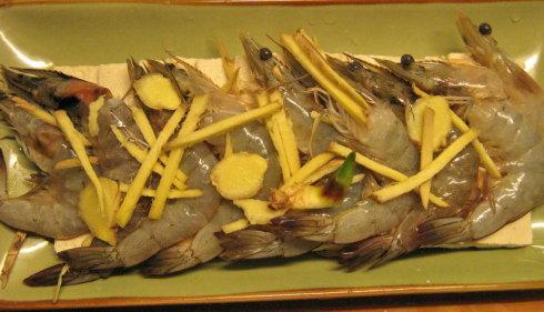 豆腐蒸虾的做法