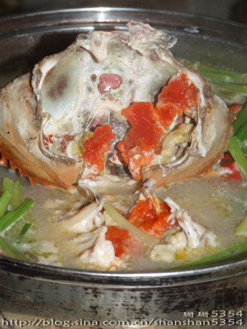 冬至膏蟹火锅的做法