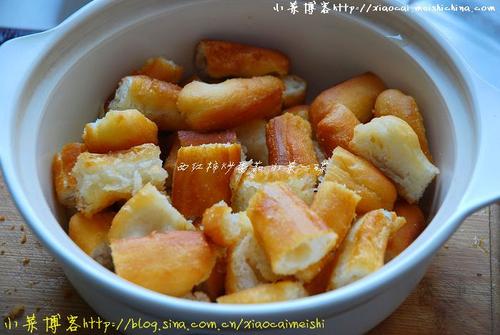 海鲜烩油条的做法