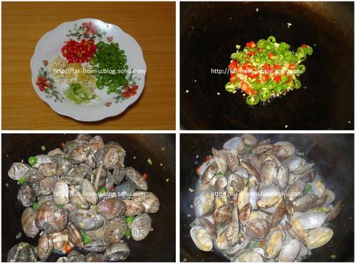 辣炒蚬子的做法