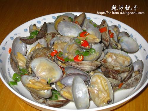辣炒蚬子的做法