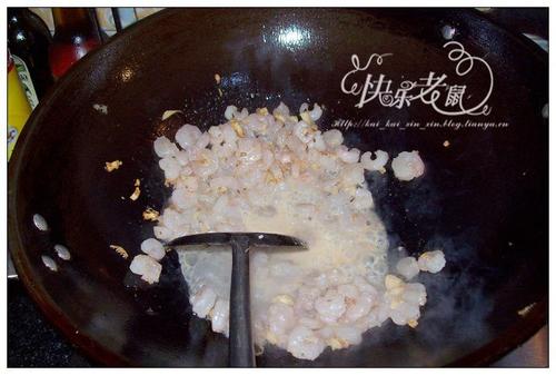 鸡蛋炒虾仁的做法