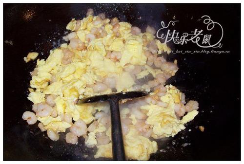 鸡蛋炒虾仁的做法