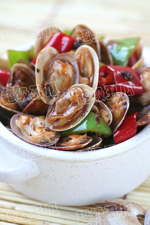 豆豉爆花蛤的做法