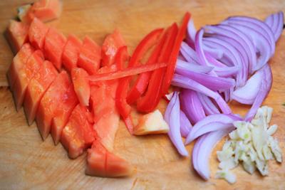 木瓜叉烧八爪鱼的做法