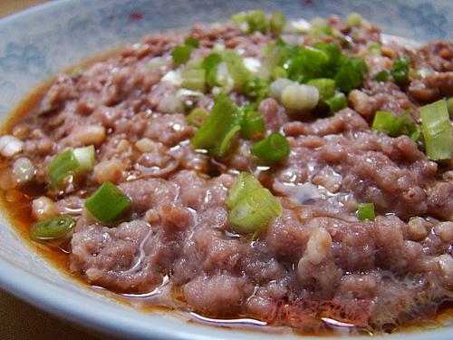 鱿鱼猪肉饼的做法