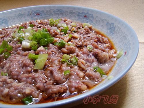 鱿鱼猪肉饼的做法