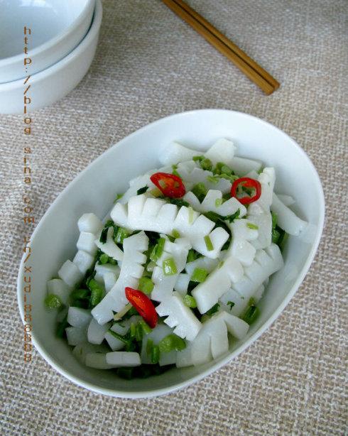 雪菜炒墨鱼的做法