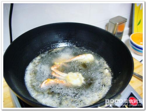 咸蛋黄炒蟹的做法