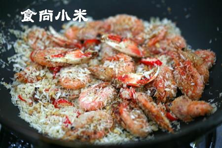 避风塘炒北极虾蟹的做法