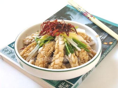 白灼鱿鱼卷的做法