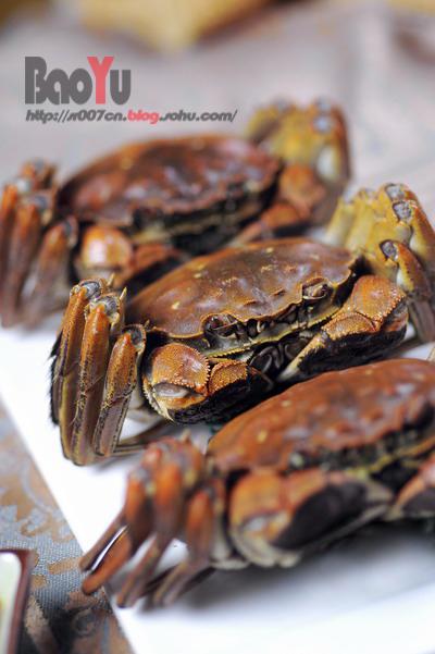 清蒸河蟹的做法