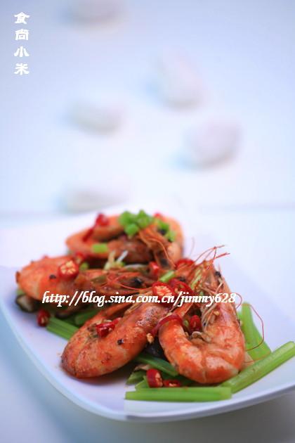 沙茶香辣虾的做法