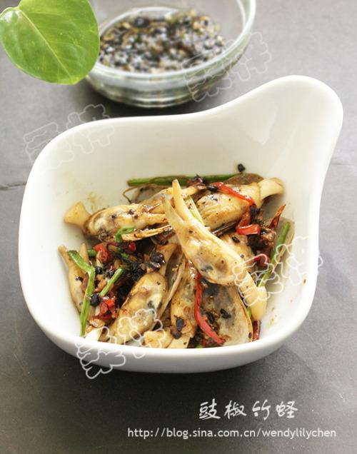 豉椒竹蛏的做法