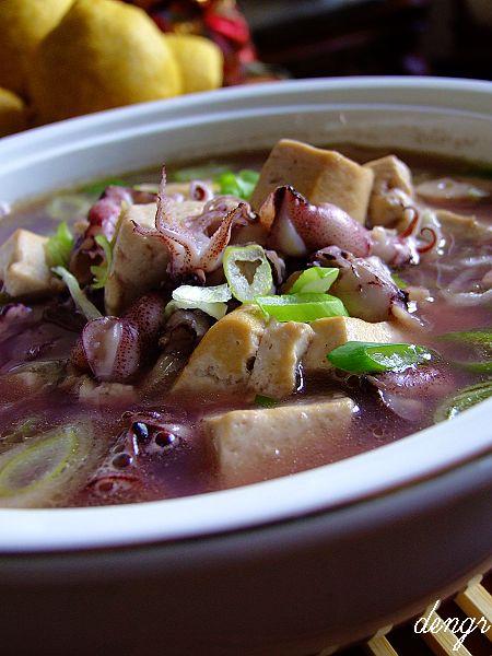 笔管炖豆腐的做法