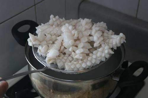 兰花炒鱿鱼的做法