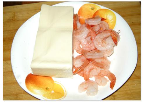 红烧豆腐虾仁的做法