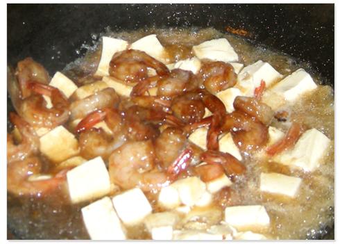 红烧豆腐虾仁的做法