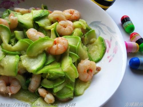 青瓜虾仁的做法