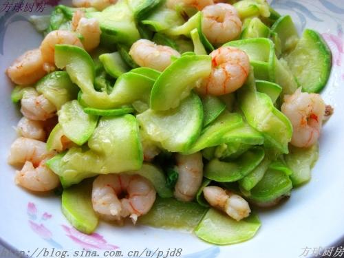 青瓜虾仁的做法