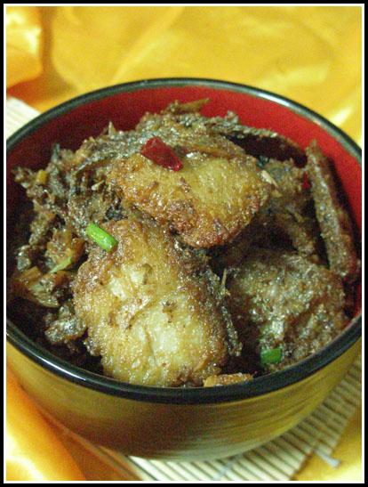 干煸带鱼的做法