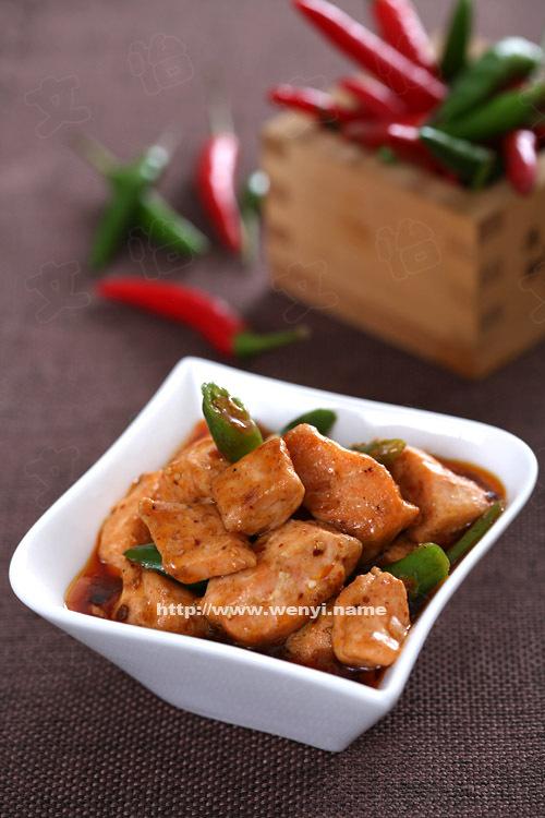 麻婆三文鱼的做法